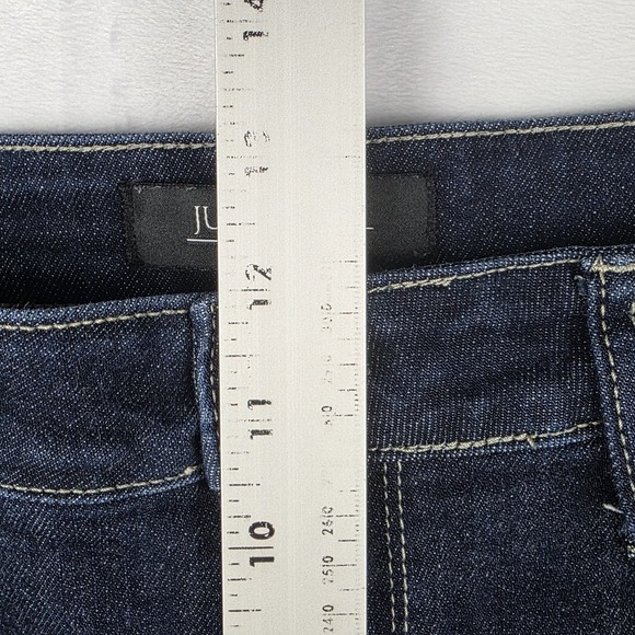 Judy Blue Jeans Womens Size 15/32 Mom Jean High Waist Dark Wash Blue Denim Pants - Picture 11 of 12